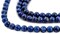 The Bead Chest Lapis Lazuli Round Beads: Mottled Design Gemstone Jewelry Supply, Full Strand, Various Sizes